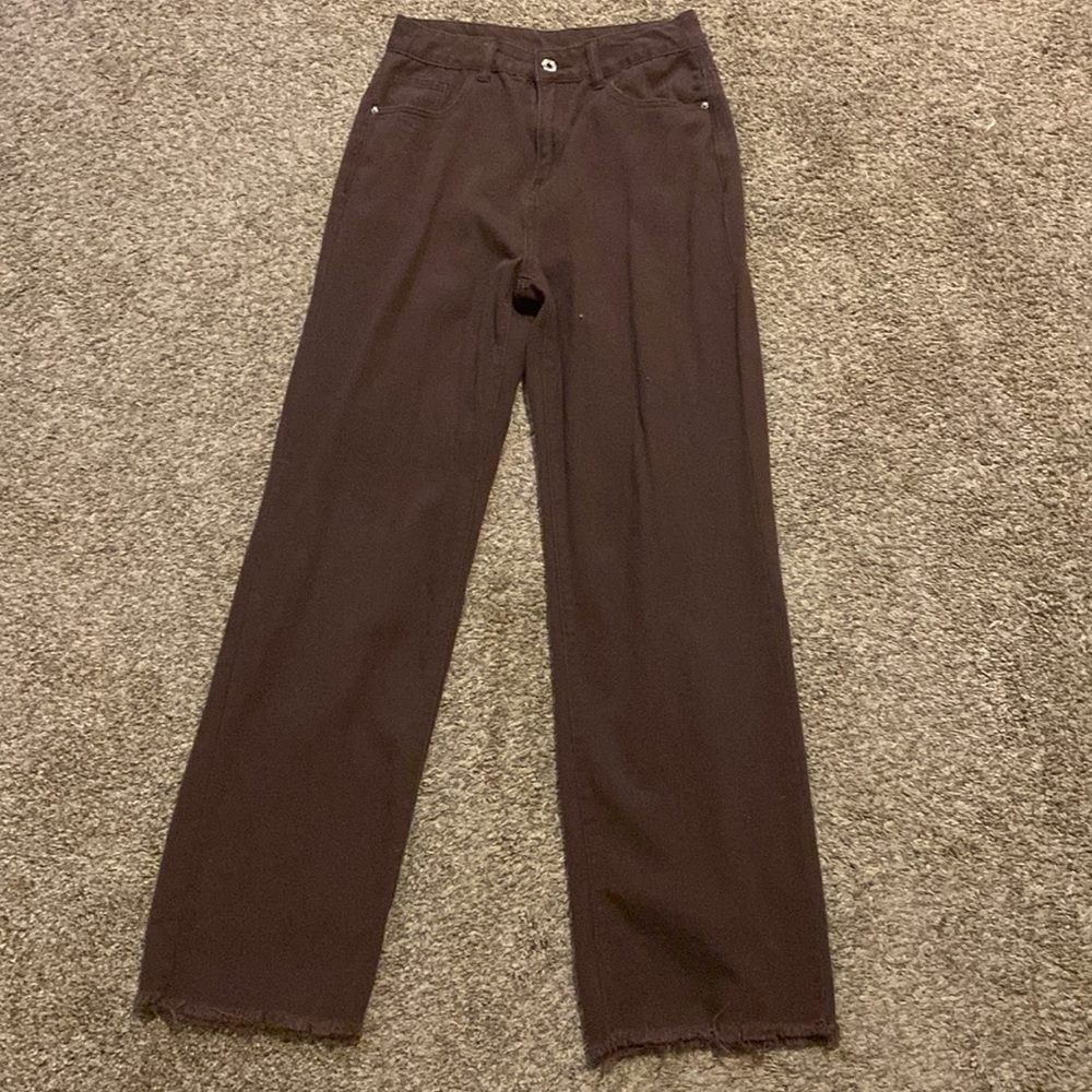 SHEIN High Waist Straight Leg Jeans